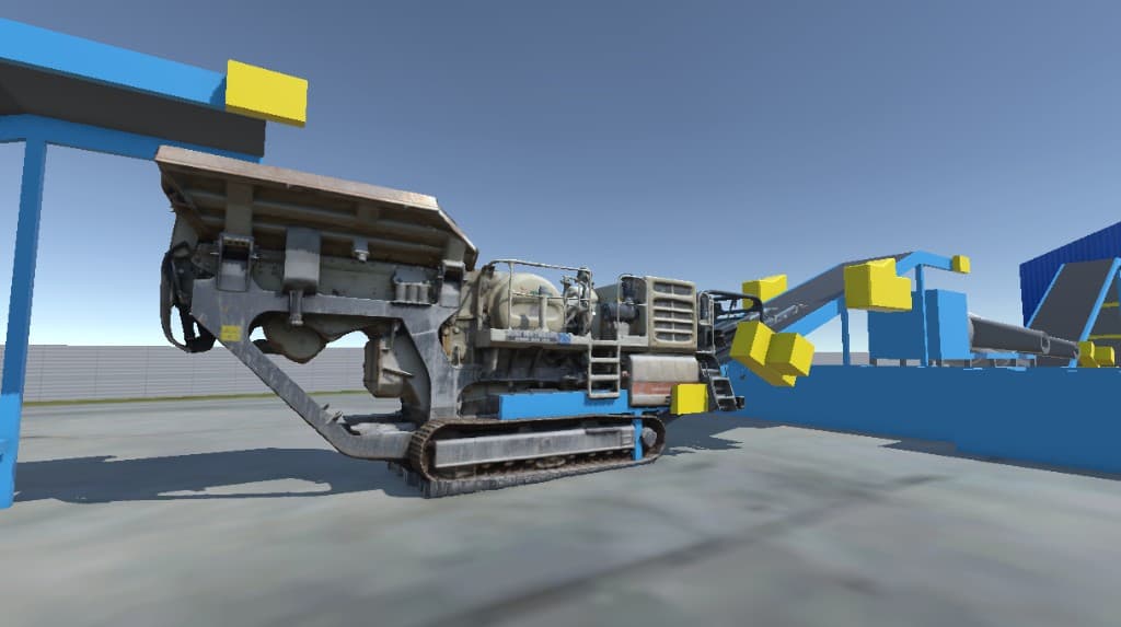 Equipment close-up in the plant