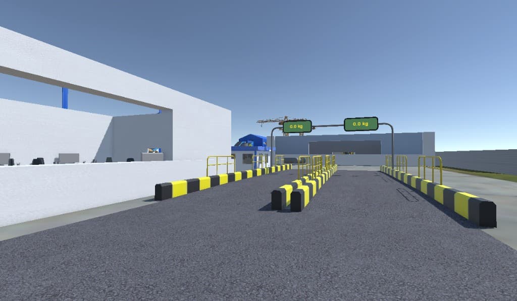 Sorting zone gameplay view