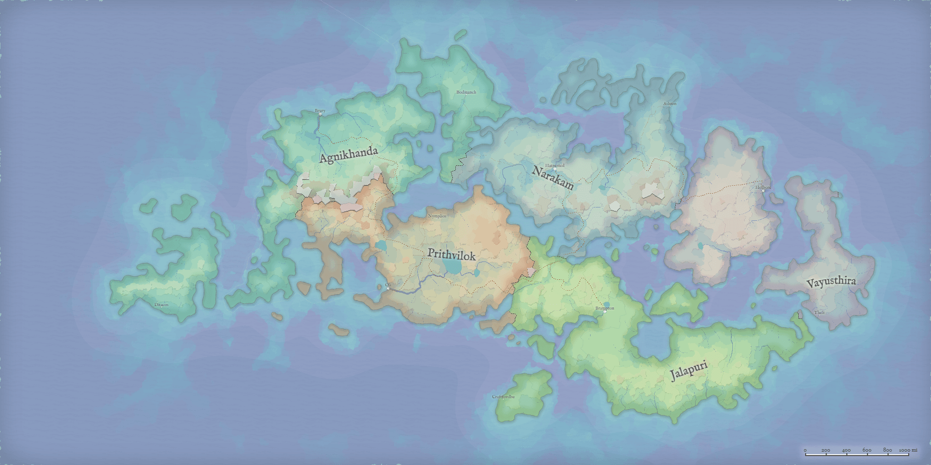 Mystic Warrior environment concept