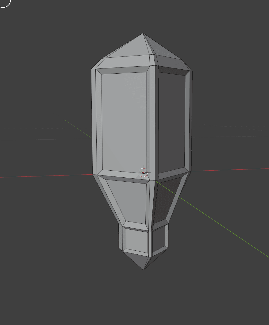 Blender topology — lamp
