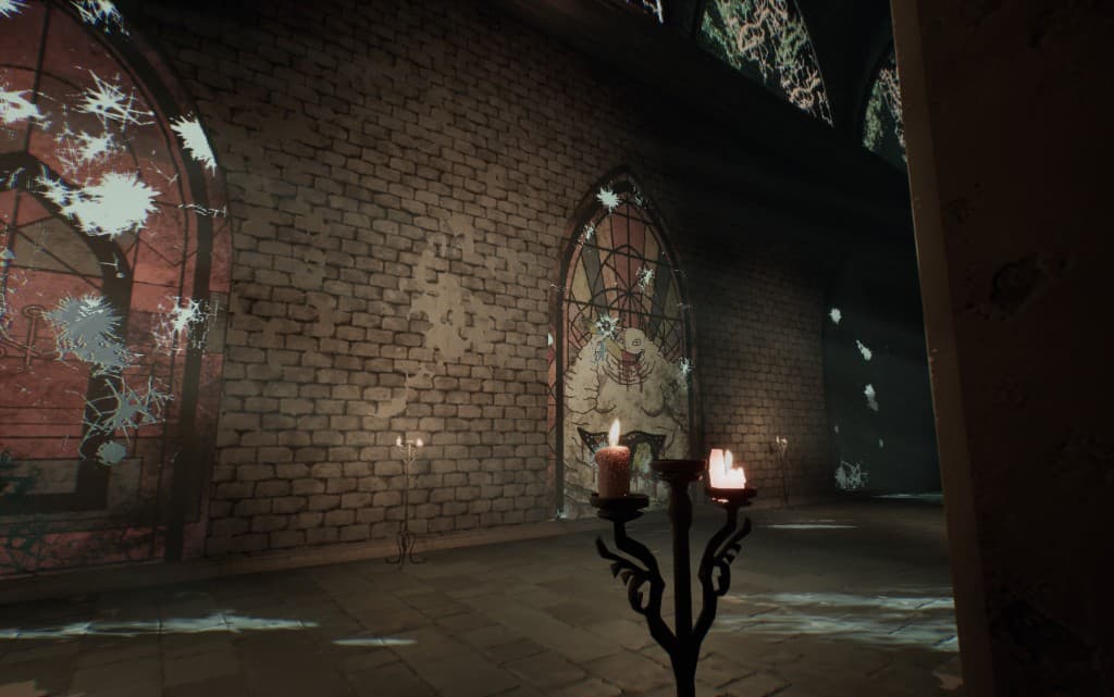 White Rabbit cathedral interior altar