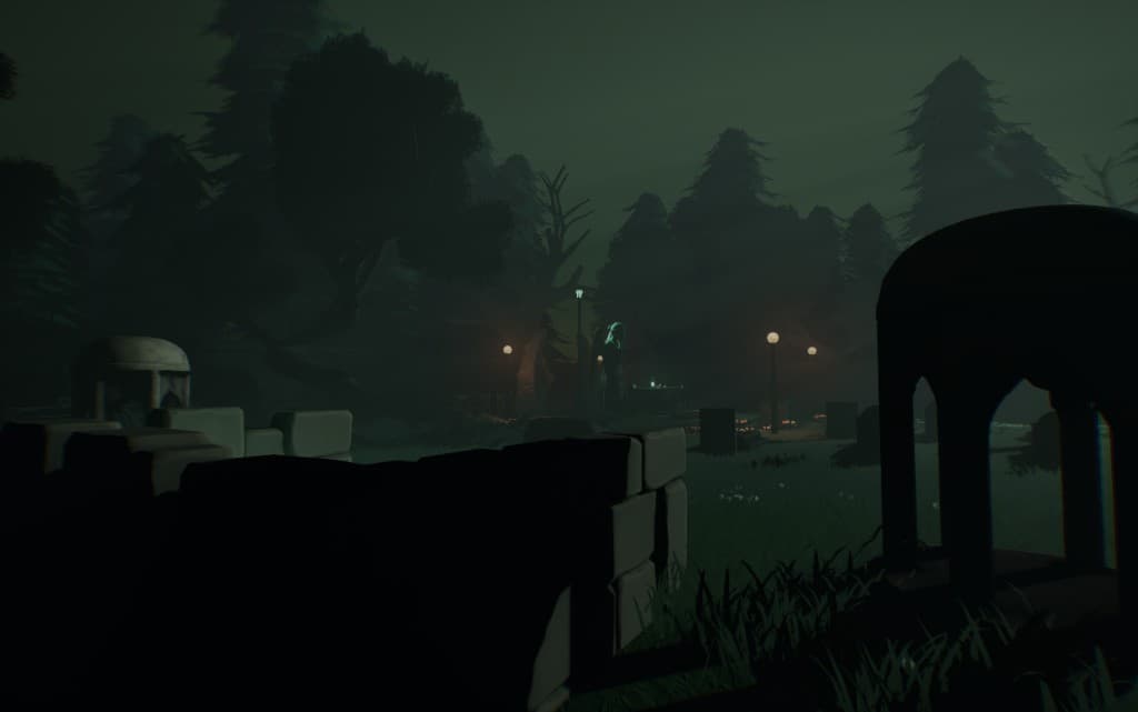 White Rabbit graveyard path