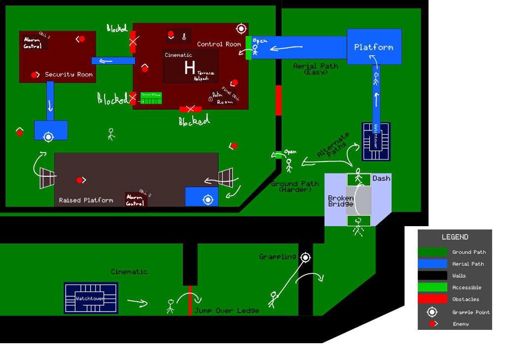 Ascendant level design layout